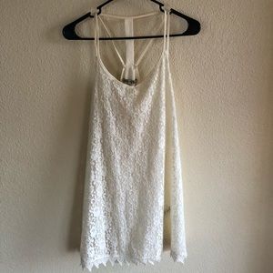 Lace White Dress